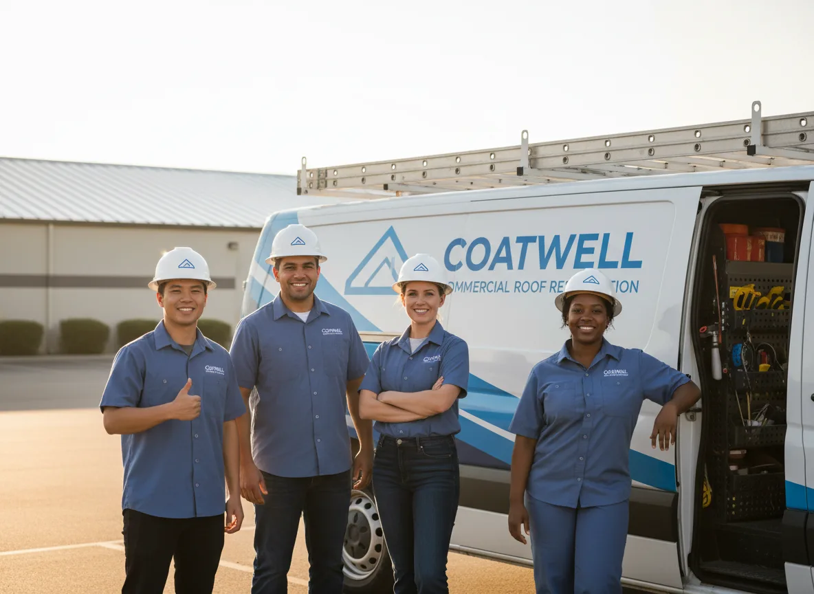 Commercial roof coating company in Shelby, IA